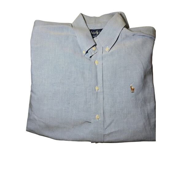 Lot of 3 Ralph Lauren Mens Long Sleeve Button Up Shirts Size 17 1/2, US XL - Picture 4 of 7